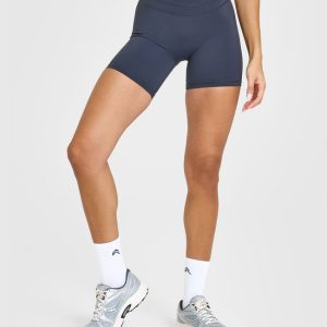 Unified High Waisted Shorts 6" True Blue