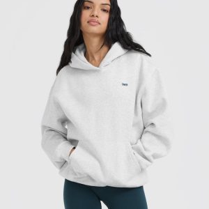 Foundations Hoodie Light Grey Marl