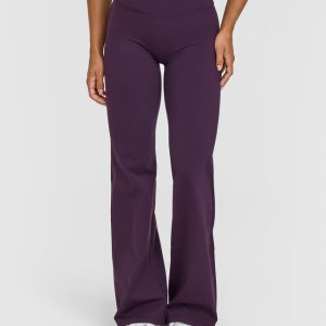 Unified Wrap Flared Bottoms Blackberry Purple